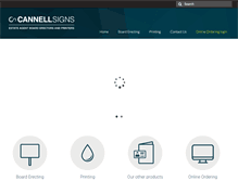 Tablet Screenshot of cannellsigns.com